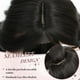 thumbnail image 3 of Topper de pelo Megito de 30 cm con clip sintético para mujer, color negro, 3 of 6