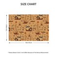 thumbnail image 4 of Placemats Set Of 4 / 6, Brown Mushrooms Placemats For Dining Table Indoor/Outdoors Heat Resistant Washable Placemats 18" X 12", 4 of 8