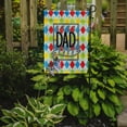 thumbnail image 2 of Best Dad Ever Argyle Garden Flag, 2 of 3