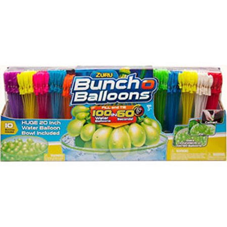 ZURU Bunch O Balloons, Fill in 60 Seconds, 350 Water Balloons, 20