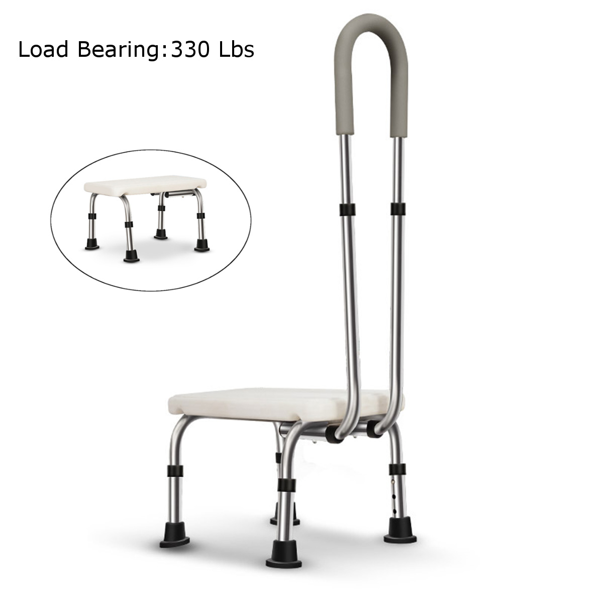 NonSlip Safety Step Stool Support Bath Kitchen Bathroom Mobility Aid