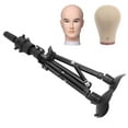 thumbnail image 4 of Mannequin Head Stand, Foldable Mannequin Head Stand With Adjustable Design For Barber Shop Black, 4 of 8