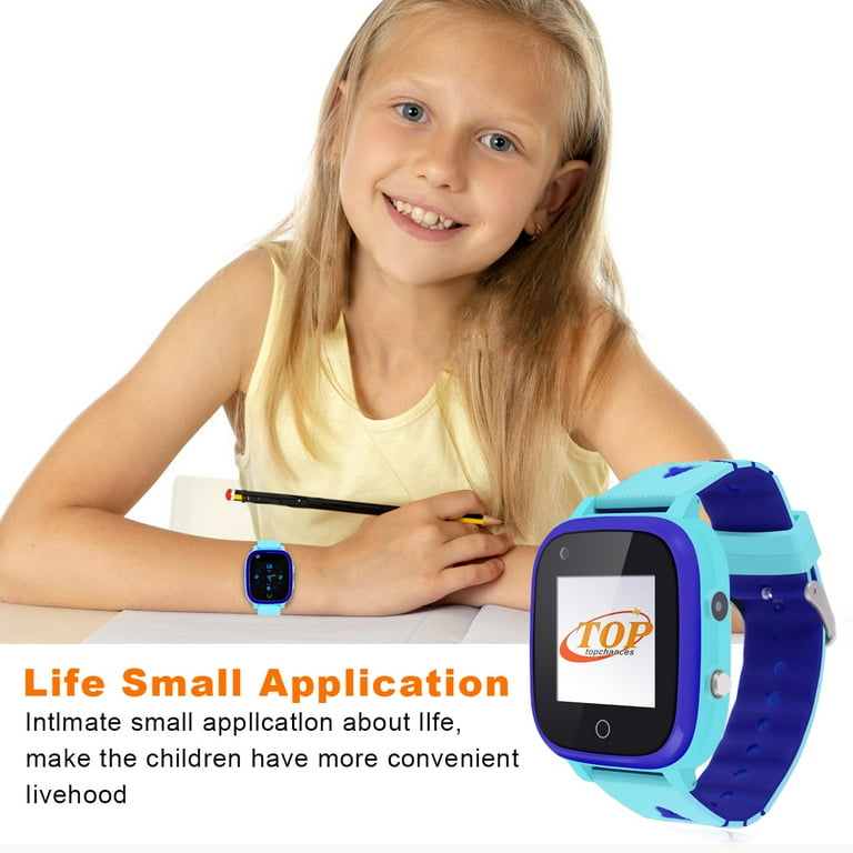 Kids Smart Watch 4G Video Phone Call Water Resistant GPS Tracker For iOS  Android