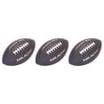 thumbnail image 3 of Rugby Fluorescent reflective Rugby black durable pu American standard game training Ball (including net pocket + pump needle), 3 of 4