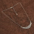 thumbnail image 4 of 2.50 CTW Natural Diamond Polki Mango Slice Chain Women Valentines Day Gifts Necklace 925 Sterling Silver, 4 of 6