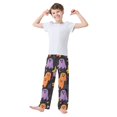 thumbnail image 2 of FORMRS Boys Pajama Pants with Pockets Size 11-12Y Kids Lounge Sleep Bottoms, Yellow Halloween Ghosts, 2 of 8