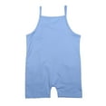 thumbnail image 6 of Ruyang Girls Rompers Wide Leg Shortalls Spaghetti Strap Jumpsuits Sleeveless Overalls Loose Short Rompers Wide Leg Jumpsuits, 6 of 8