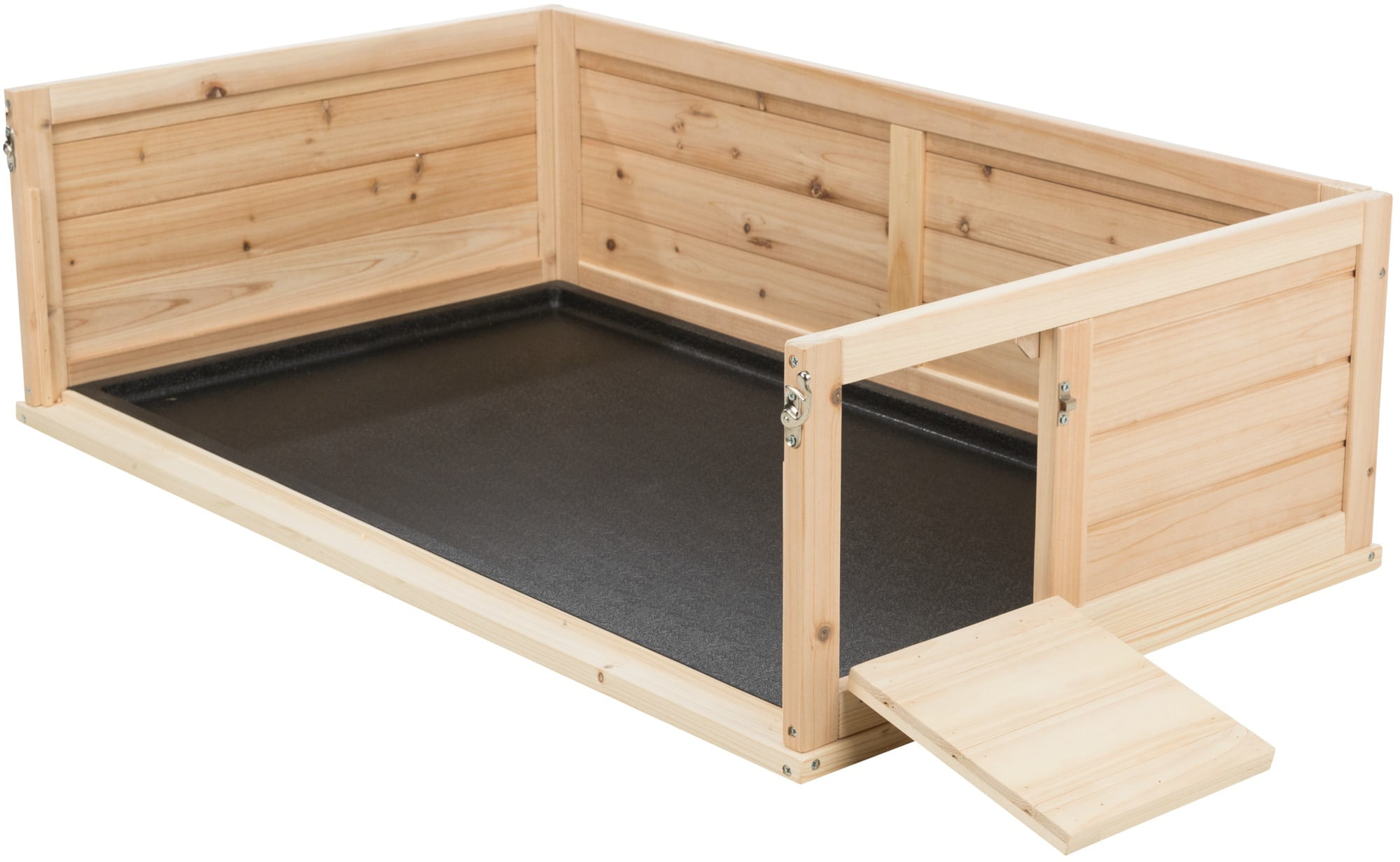 TRIXIE Small Animal Indoor Wooden Playpen with a View, Turtles, Guinea Pigs, Hamsters