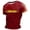 Red-03, variant on Soccer Jersey Men Men's Spain Flag Print Lightweight Crewneck Classic Tee Football Jersey Red XXL