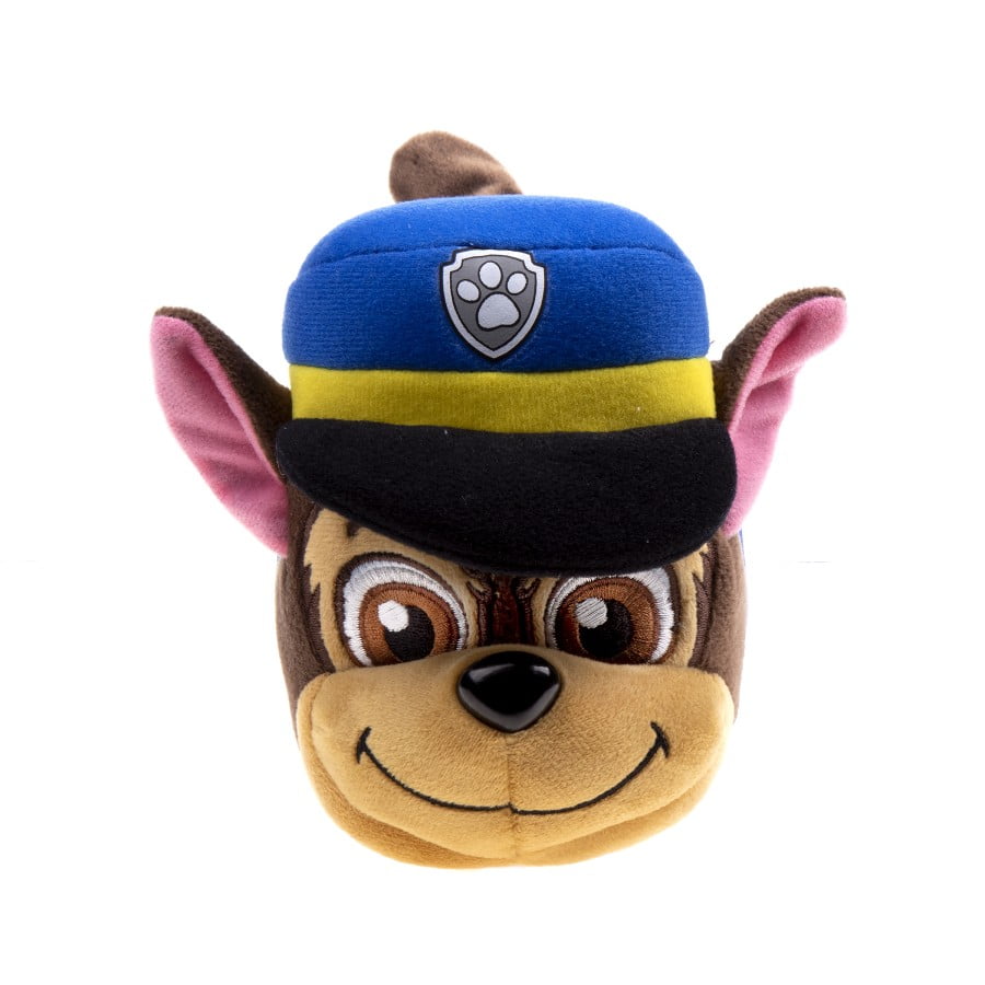 Nickelodeon Paw Patrol Marshall And Chase 3D Toddler Boys Dual Sizes Slippers, Blue, 5-6