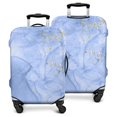 thumbnail image 2 of Stretch Luggage Cover S(18-20in)– Elastic Travel Suitcase Protector with Handle Openings & Bottom Closure, Washable Polyester Spandex Suitcases Cover, Abstract Marble Print, 2 of 5