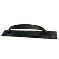 thumbnail image 5 of 2 - 6.5" Flat Iron Handle - DS-03 - for Gate, Garage, Closet, Cabinet, Sliding Barn & Shed Doors - in Vintage Black Wrought Iron Finish 2 Handles, 5 of 6