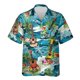 thumbnail image 2 of Camisa hawaiana con estampado 3D de ukelele para hombre, camisas hawaianas con patrón de instrumento musical, blusas holgadas de verano, blusas con solapa de calle, 2 of 4