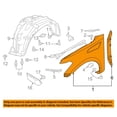 thumbnail image 3 of Fits 17 18 19 Armada 5.6L V8 Front Fender Quarter Panel Primed Steel Right Side, 3 of 5