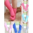 thumbnail image 3 of Gureui 1 Pair Fashion Toddler Infant Baby Boys Girls Anti Slip Cotton Socks Solid Color Rubbers Warm Socks, 3 of 5