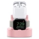 thumbnail image 3 of Sidaley Soporte de cargador Smartwatch Smartphone Dock Holder Reloj de viaje portátil Soporte de carga Estación Base Reemplazo para Electrónica Rosa, 3 of 6
