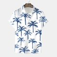 thumbnail image 5 of Mens Hawaiian Shirt Short Sleeve Button Down Shirts Tropical Floral Summer Beach Shirts,S-3XL, 5 of 6