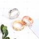 thumbnail image 3 of Anillo Bts Oficial Mismo Estilo Linda Joyería De Dos Colores Masculino Mujer Estudiante Pareja, 3 of 4