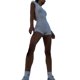 thumbnail image 2 of Mono corto ajustado sin mangas de Color sólido a la moda para mujer de VISgogo, mono corto de verano para discoteca, ropa de calle VISgogo  moda, 2 of 9