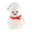 White, variant on Matoen Mini Snowman Figurines Christmas Snowman with Hat Christmas Glowing Micro Landscape Ornament Accessories Dollhouse Decoration