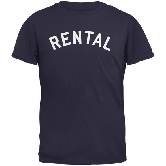 Rental Inspired By Frank Zappa Navy Adult T-Shirt - Large