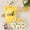 Yellow, variant on Girls Ladybug Print Outfit Set Crew Neck Short Sleeve Top Summer 3 Piece With Skirt And Headband Bundle Infant Ages 0-18M Holiday Set Clothes Set