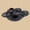 Black A, variant on Flip Flops For Men Summer Slip On Round Toe Beach Sandals Outdoor Vacation Walking Pool Resort Casual Comfort Footwear Casual Round Toe Style Everyday Pool Wear Black B 9.5