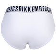 thumbnail image 3 of BIKKEMBERGS Calzoncillos para Hombre, paquete de 3 - TRI-PACK BRIEFS, Algodón elástico, Logotipo en cintura Blanco L (Large), 3 of 3