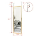 thumbnail image 2 of whitebeach Wall Full Length Mirror Gold Bedroom Full Body over The Door Mirror Door Hanging 44“×16", 2 of 5