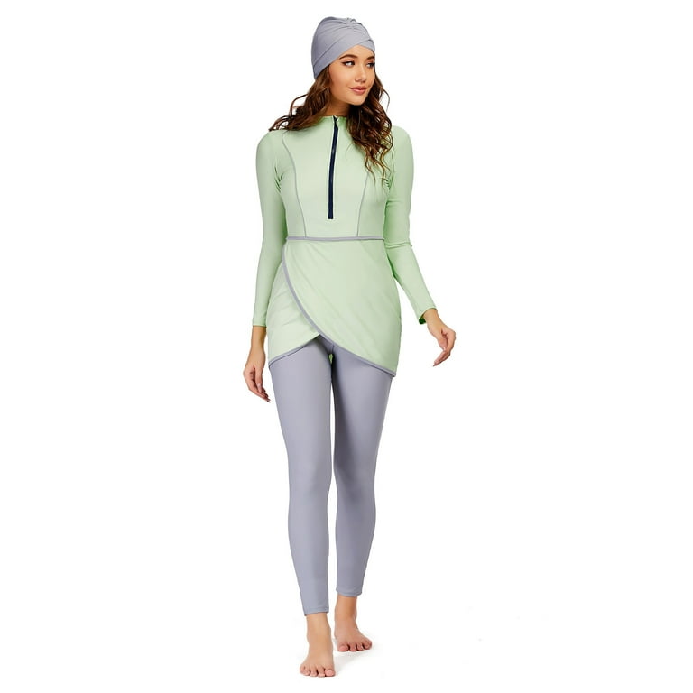 IBTOM CASTLE Womens' Muslim Burkini Swimsuits Modest Swimwear