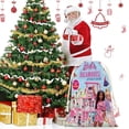 thumbnail image 2 of Barbie Bolsa de regalo con cierre de cinta navideño para decoración de Navidad,39cm×30 cm., 2 of 6
