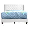 thumbnail image 4 of Glory Furniture Julie Faux Leather Upholstered Queen Bed in White, 4 of 8