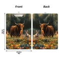 thumbnail image 3 of ALAZA Plastic Clipboard A4 Letter Size Decorative Clipboards for Students Women Men 9" x 12.5" Highland Cattle Animals, 3 of 6