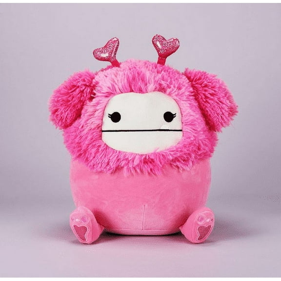 Squishmallows Caparinne the Bigfoot Wearing Heart Headband 11" 2023 Valentine's Collection Stuffed Plush