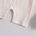 thumbnail image 6 of Mercatoo Baby Boys Girls Romper Short Sleeve Patchwork Colour with Pocket T Shirt Bodysuit Toddler Birthday Jumpsuit, 6 of 6