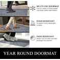 thumbnail image 4 of A1HC Indoor Outdoor Entrance Doormat - Durable Welcome Mat for Front and Back Doors, Non-Slip, Easy Clean, 24x36 inches, Dark Grey, 4 of 8