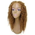 thumbnail image 2 of LUXLUXE Tierra Curly 19 in Long 4x4 Hand Tied Lace Braid Braided Wig, Beauty Heat Resistant Fiber, Golden Blonde Color, 2 of 6