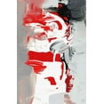 thumbnail image 2 of Loreth, Lanie 11x14 White Modern Wood Framed Museum Art Print Titled - Splash of Red II, 2 of 4