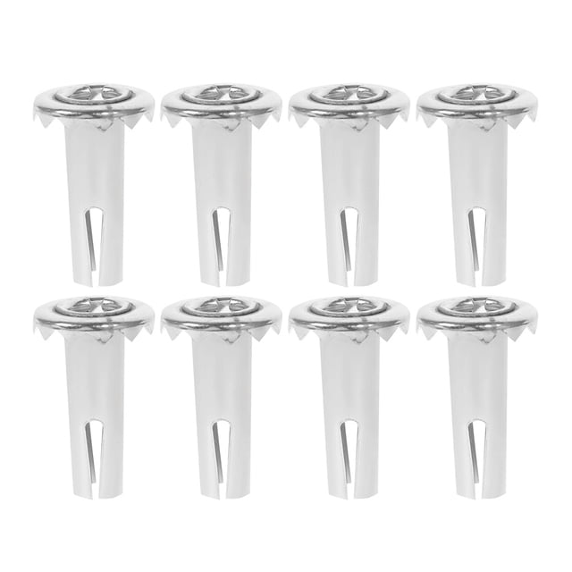 8 insertos de casquillo de rueda de metal, prácticos insertos de casquillo de rueda con agarres de fricción