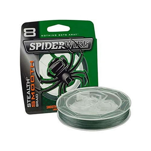 SpiderWire Stealth® Braid Fishing Line, Moss Green, 8 lb Test Strength, 1500 yd