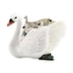 thumbnail image 4 of Estatua de ganso, figura de cisne, decoración, obra de arte, colección, regalo, artesanía, escultura animal Blanco, 4 of 8