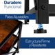 thumbnail image 5 of Mueble para TV Bluelander, Estante Organizador de 3 Niveles, Moderno, Ideal para Pantallas de 60 pulgadas, Café, 5 of 6