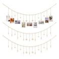 thumbnail image 1 of Expositor de fotos KLOGTSIND, 3 unidades, decoración de pared con 9 clips y corazones, 1 of 7