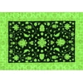 thumbnail image 1 of Ahgly Company Indoor Rectangle Oriental Green Traditional Area Rugs, 3' x 5', 1 of 4