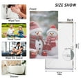 thumbnail image 3 of Christmas Snowmans in Snow Bath Hand Towels 2 Pcs Absorbent Face Towel Soft Breathable Cotton Towel Set for Bathroom Kitchen Hotel Spa Decor, 3 of 8