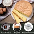 thumbnail image 6 of RFAQK 133PCs Round Cake Pans Sets for Baking + Cake Decorating Supplies - 3 Non-Stick 8 Inch Cake Pan with Baking Supplies, Piping Tips, Cake Leveler, Icing Spatula and 35 Parchment Papers with eBook, 6 of 6