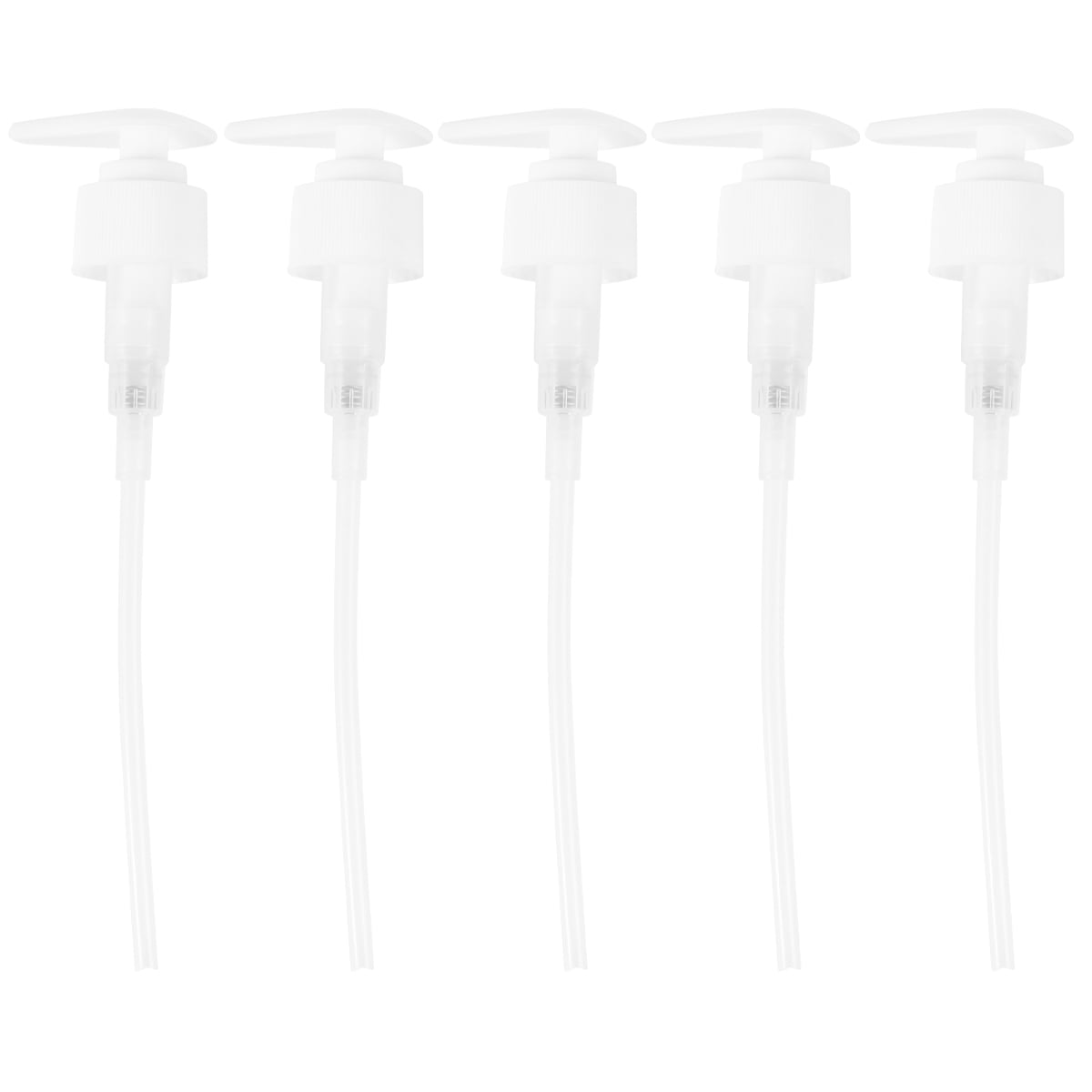 HEMOTON 5 Pcs Soap Lotion Dispenser Pump Replacement Plastic Bottle Pump Dispenser Head for Lotion Oil Shampoo Hand Soap Bottles