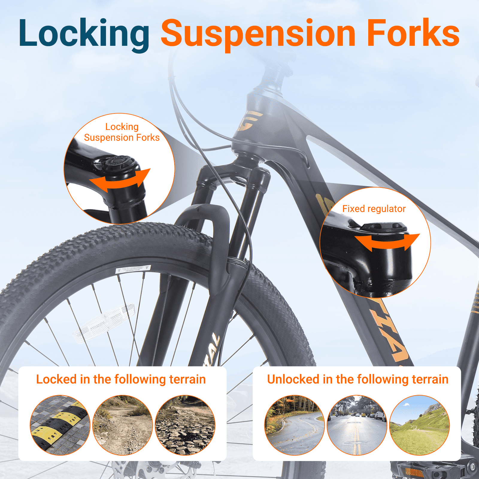 SPATIAL Adult Mountain Bike, 27.5" Wheel Bike for Man Women, 8 Speeds Gear,Magensium Frame Mountain Bicycle