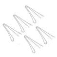 thumbnail image 2 of Metal Craft Chain Aluminum Curb Chain Twisted Links 5 Pcs 1m For Necklace Making ANGGREK Arte y Manualidades, 2 of 7