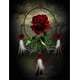 thumbnail image 1 of Kits de pintura de diamante 5D JanHm Flores 30x40 cm Rosa roja, 1 of 5
